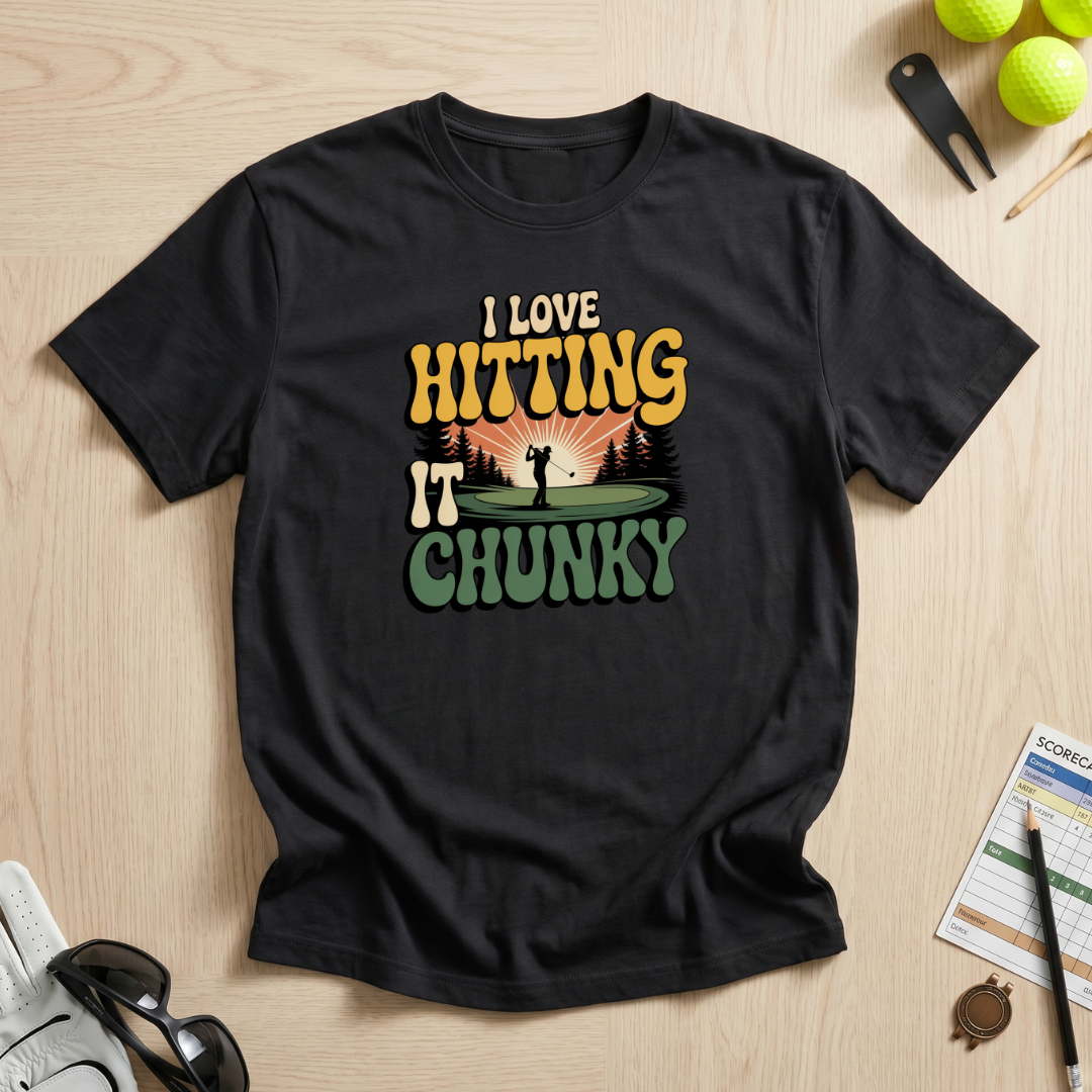 I Love Hitting It Chunky T-Shirt
