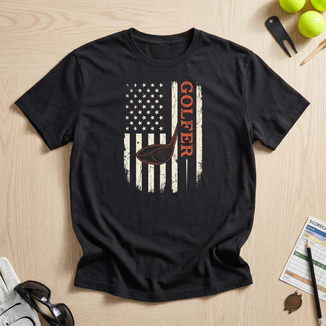 Golfer Flag T-Shirt