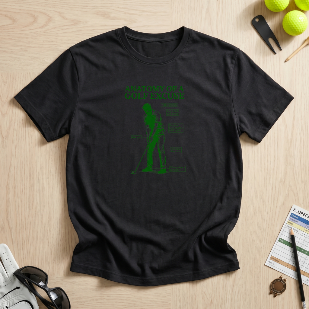 Anatomy of a Golf Excuse T-Shirt