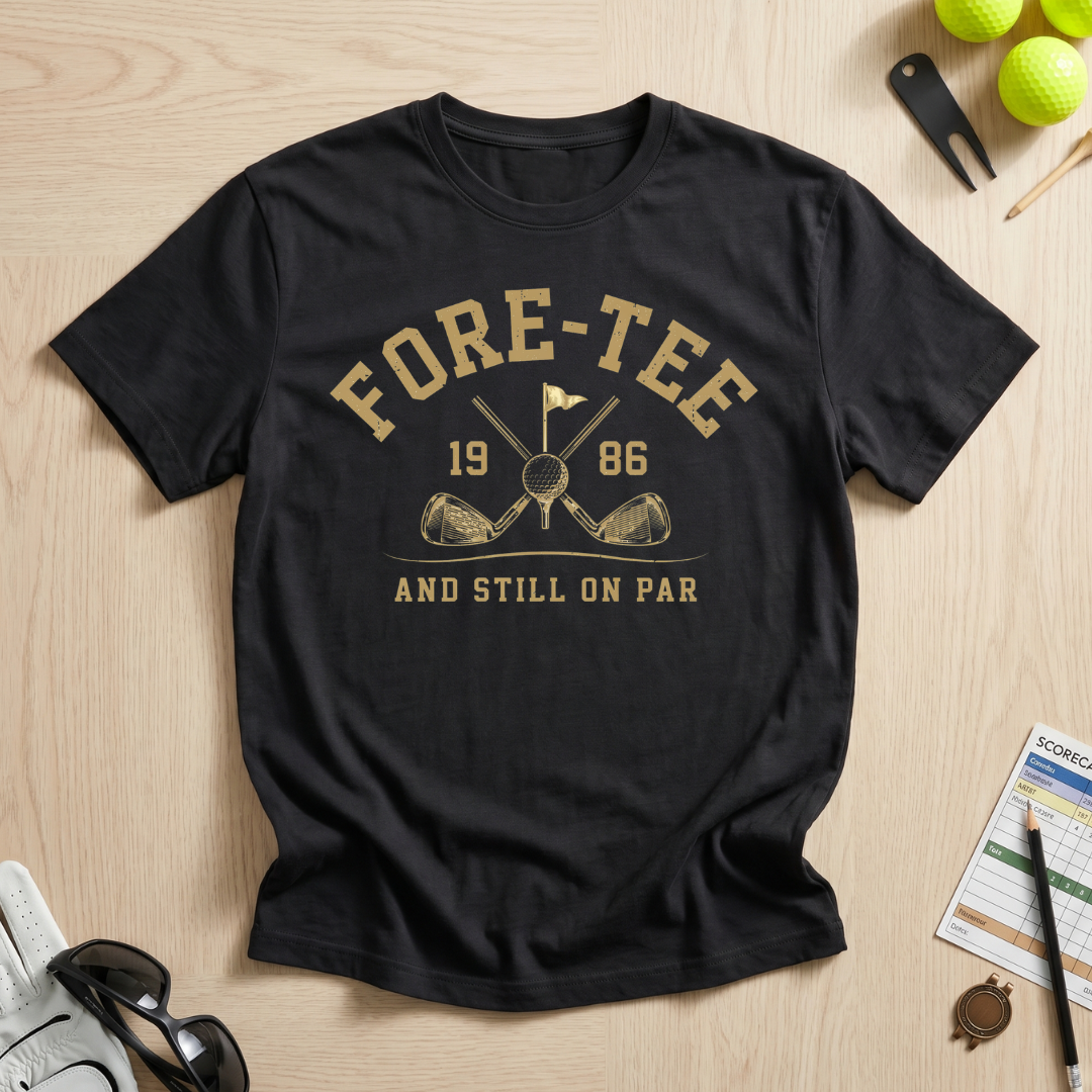 Fore-Tee 40th Birthday Golf T-Shirt