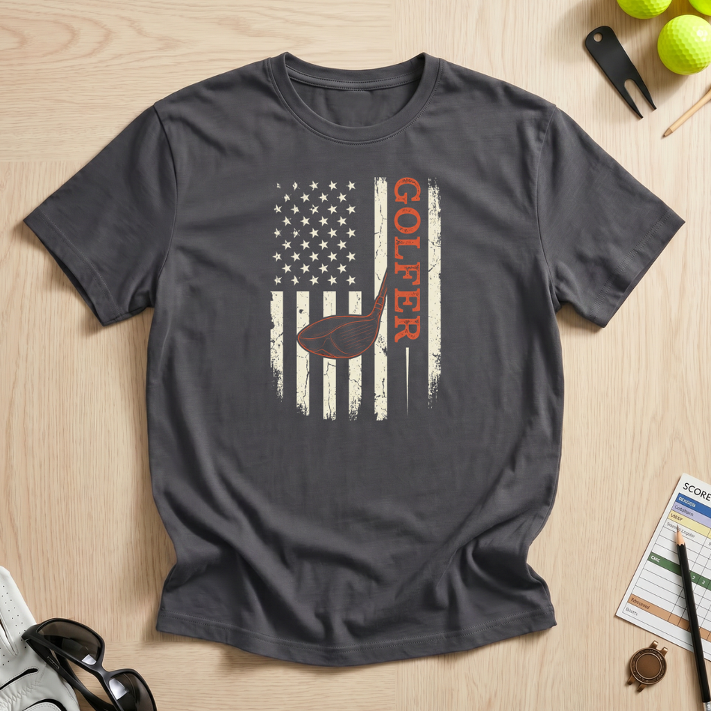 Golfer Flag T-Shirt