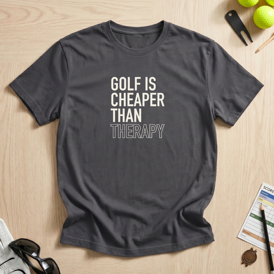 Golf Cheaper Than Therapy T-Shirt