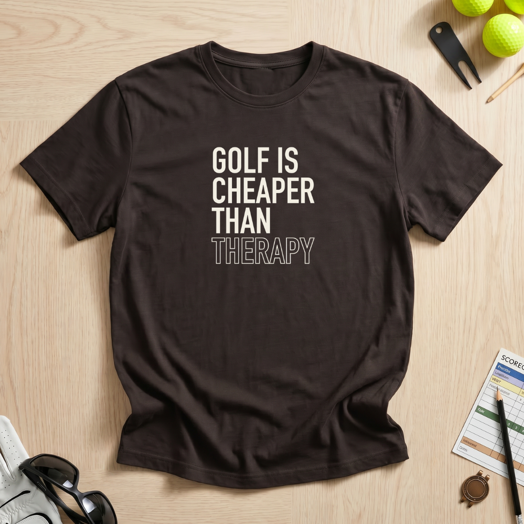 Golf Cheaper Than Therapy T-Shirt