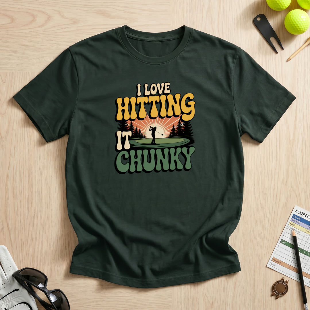 I Love Hitting It Chunky T-Shirt