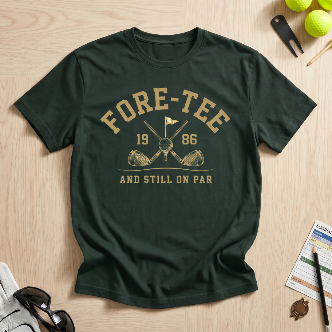 Fore-Tee 40th Birthday Golf T-Shirt
