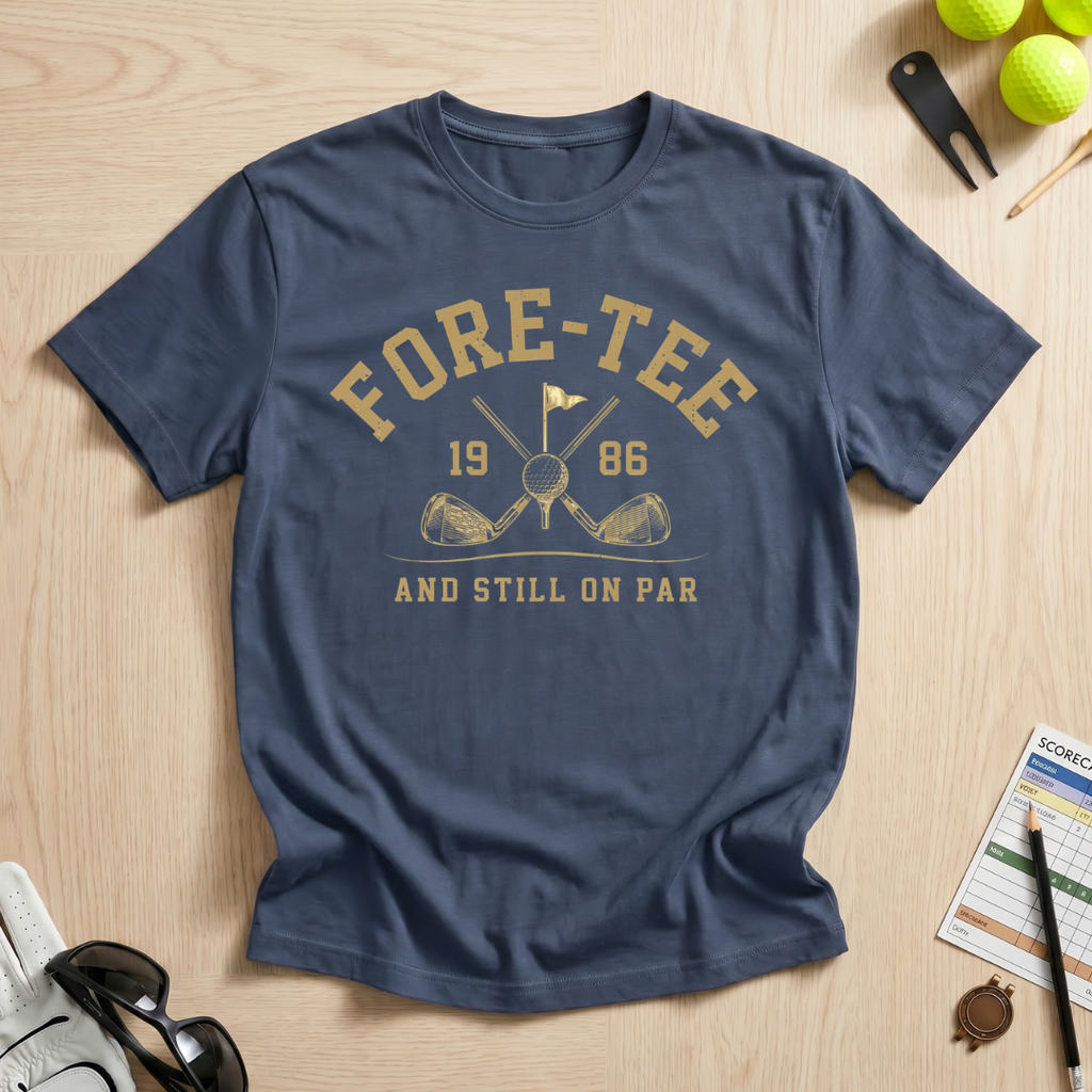 Fore-Tee 40th Birthday Golf T-Shirt