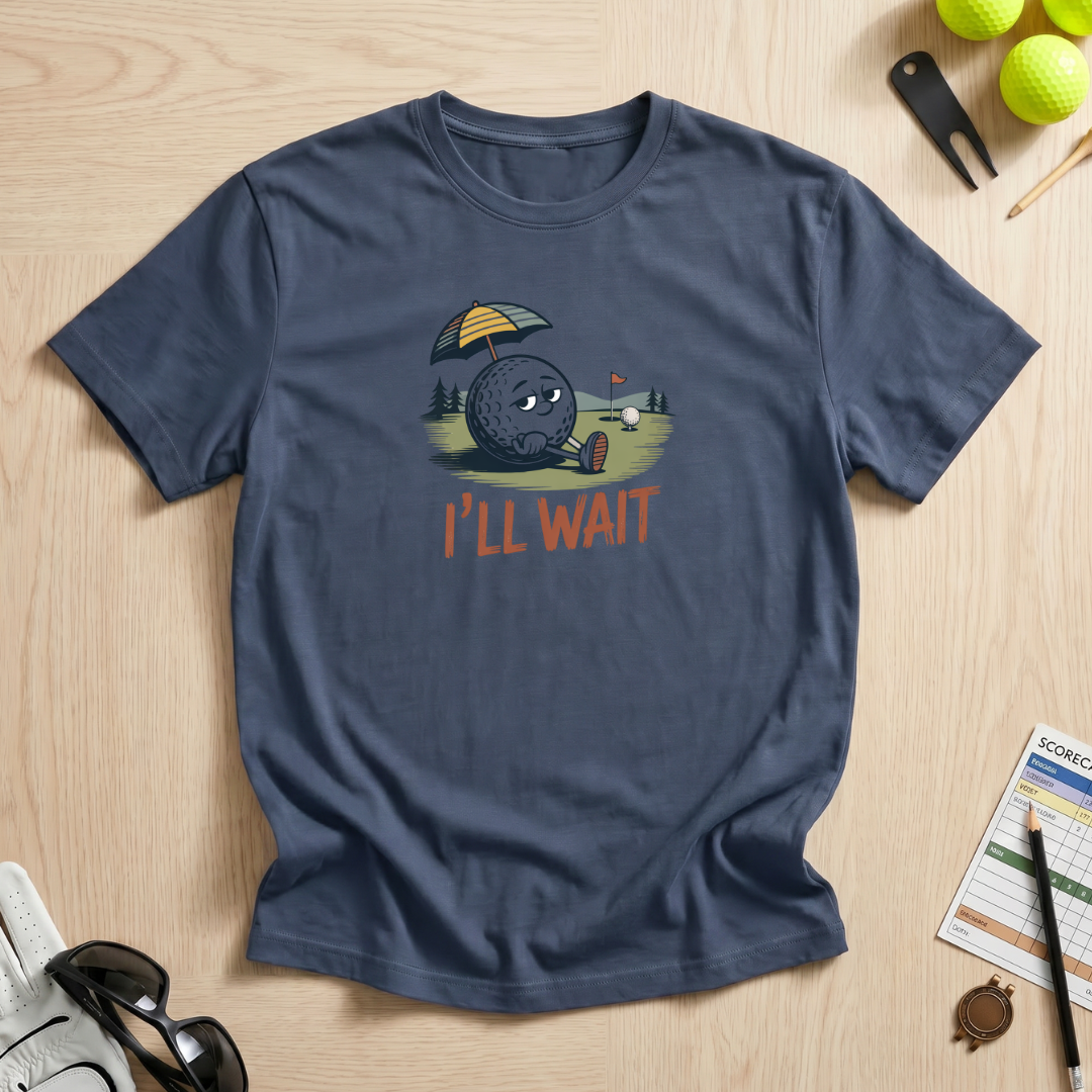 I'll Wait Golf Ball T-Shirt