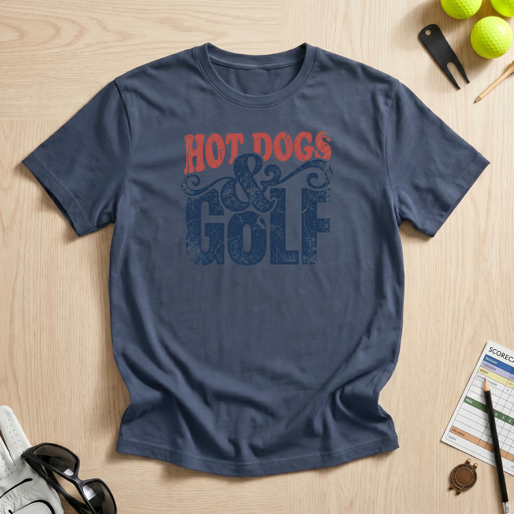 Hot Dogs & Golf T-Shirt
