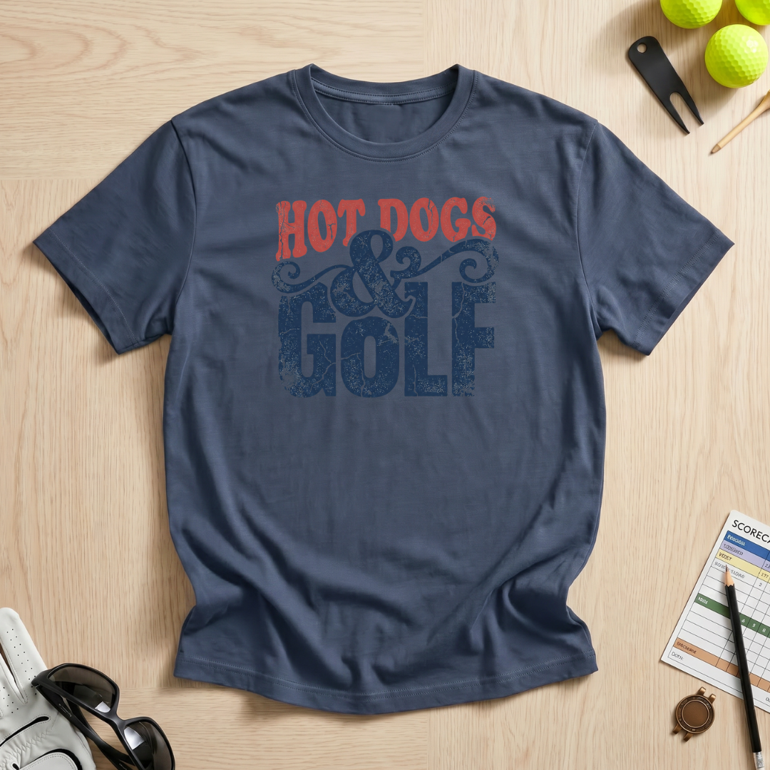 Hot Dogs & Golf T-Shirt