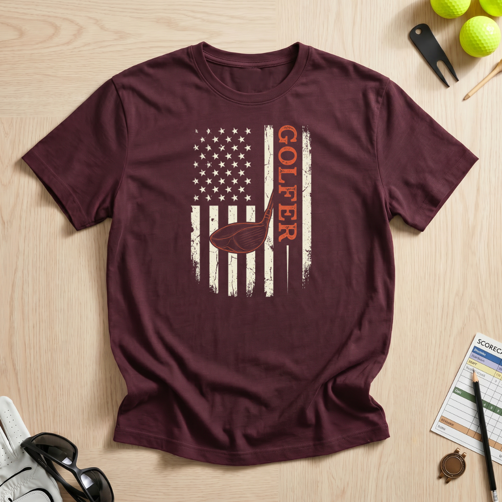 Golfer Flag T-Shirt