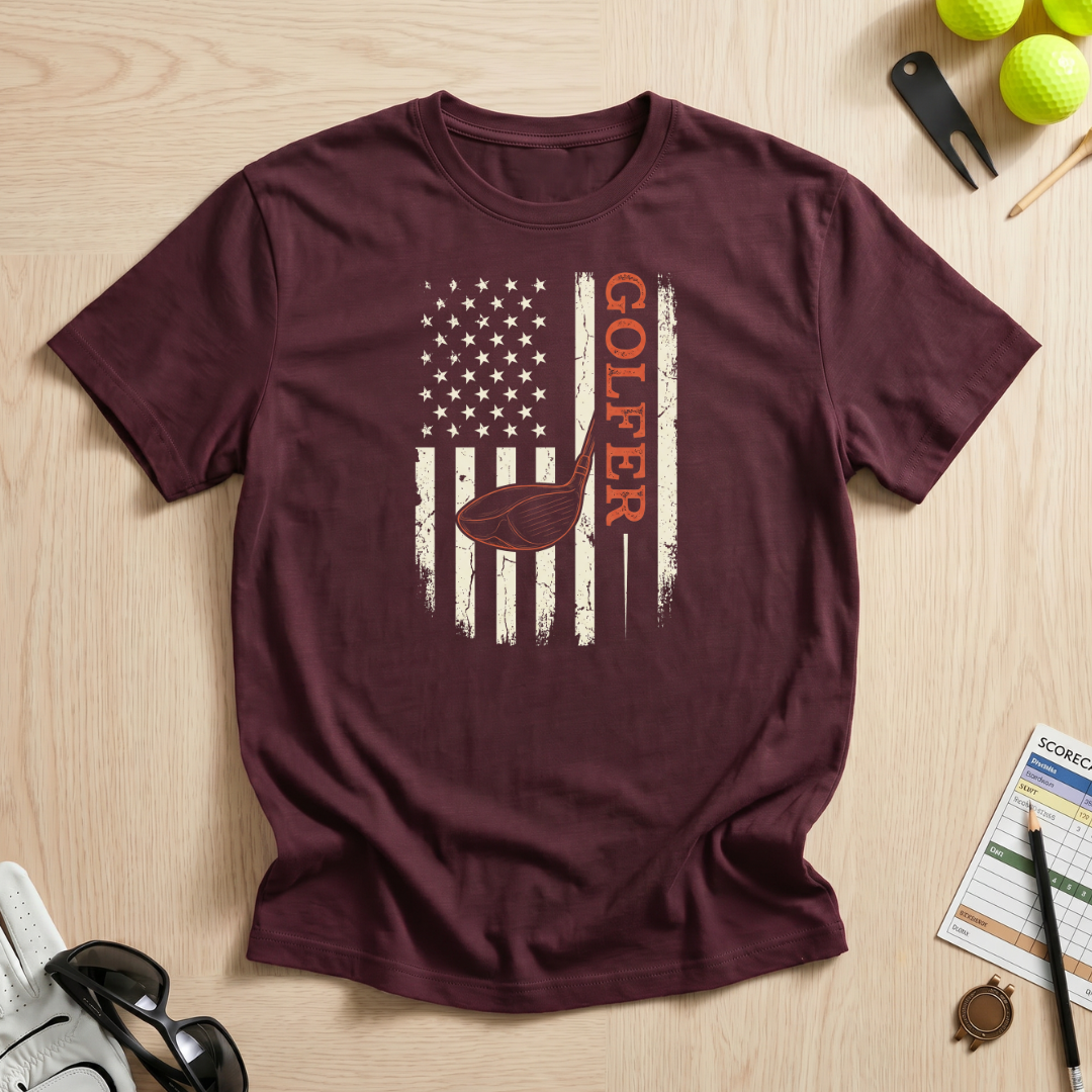 Golfer Flag T-Shirt