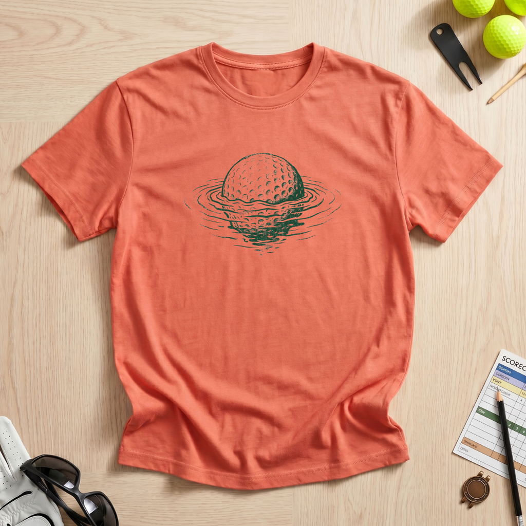 Underwater Ripple Golf Ball T-Shirt