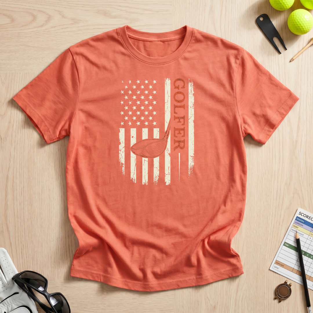 Golfer Flag T-Shirt