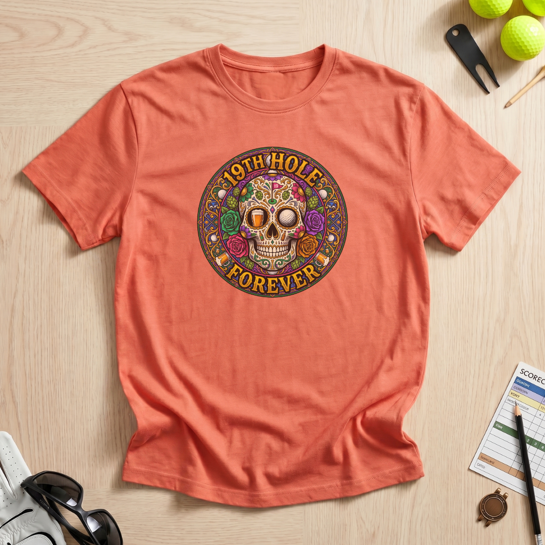 19th Hole Day of the Dead T-Shirt
