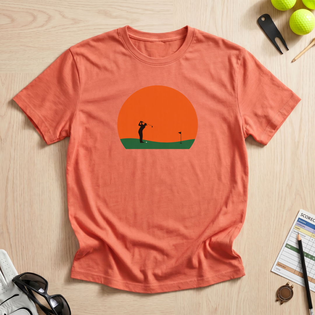 Sunset Golfer T-Shirt