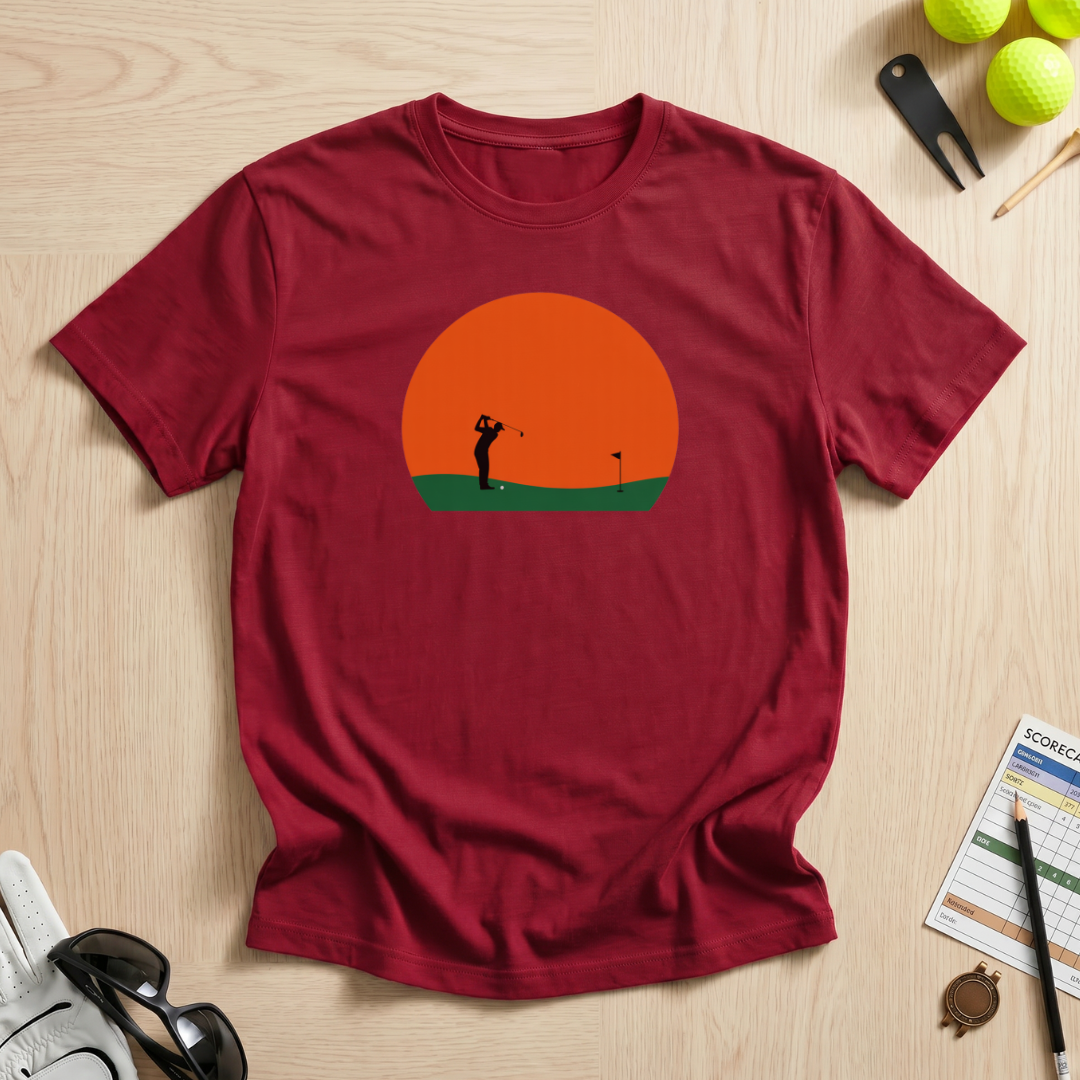 Sunset Golfer T-Shirt