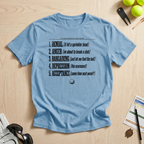 5 Stages of Golf T-Shirt