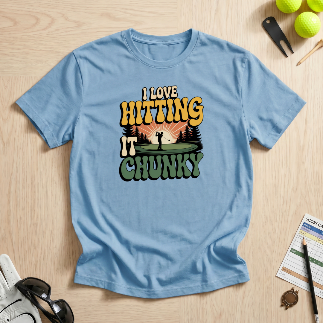 I Love Hitting It Chunky T-Shirt