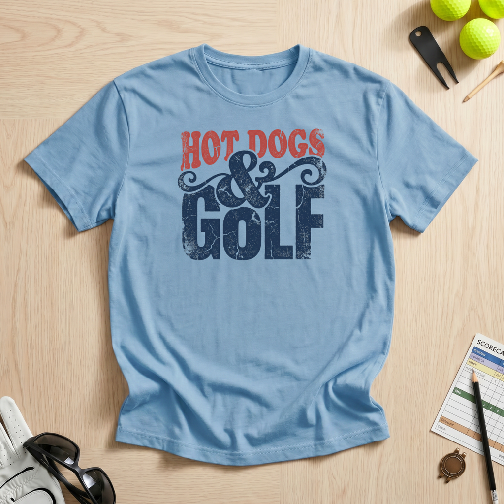Hot Dogs & Golf T-Shirt