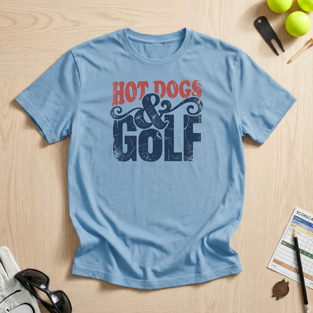 Hot Dogs & Golf T-Shirt