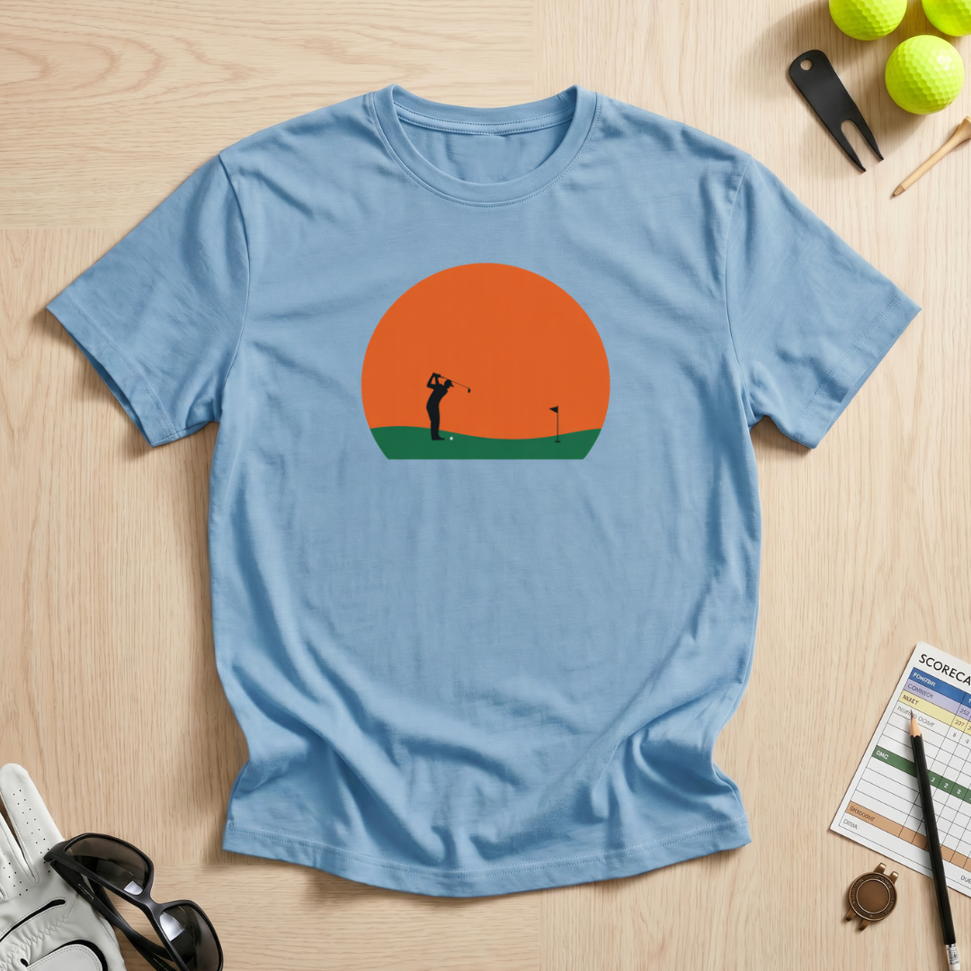 Sunset Golfer T-Shirt