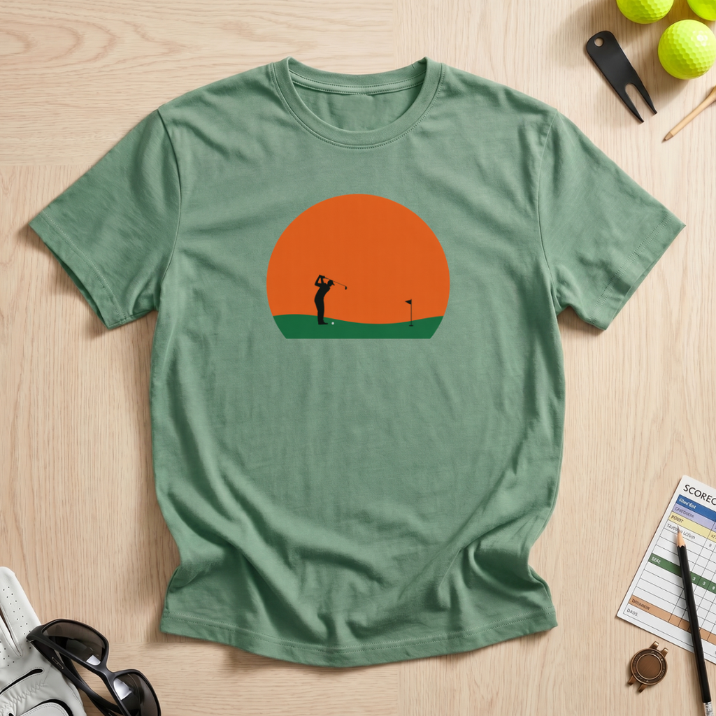 Sunset Golfer T-Shirt