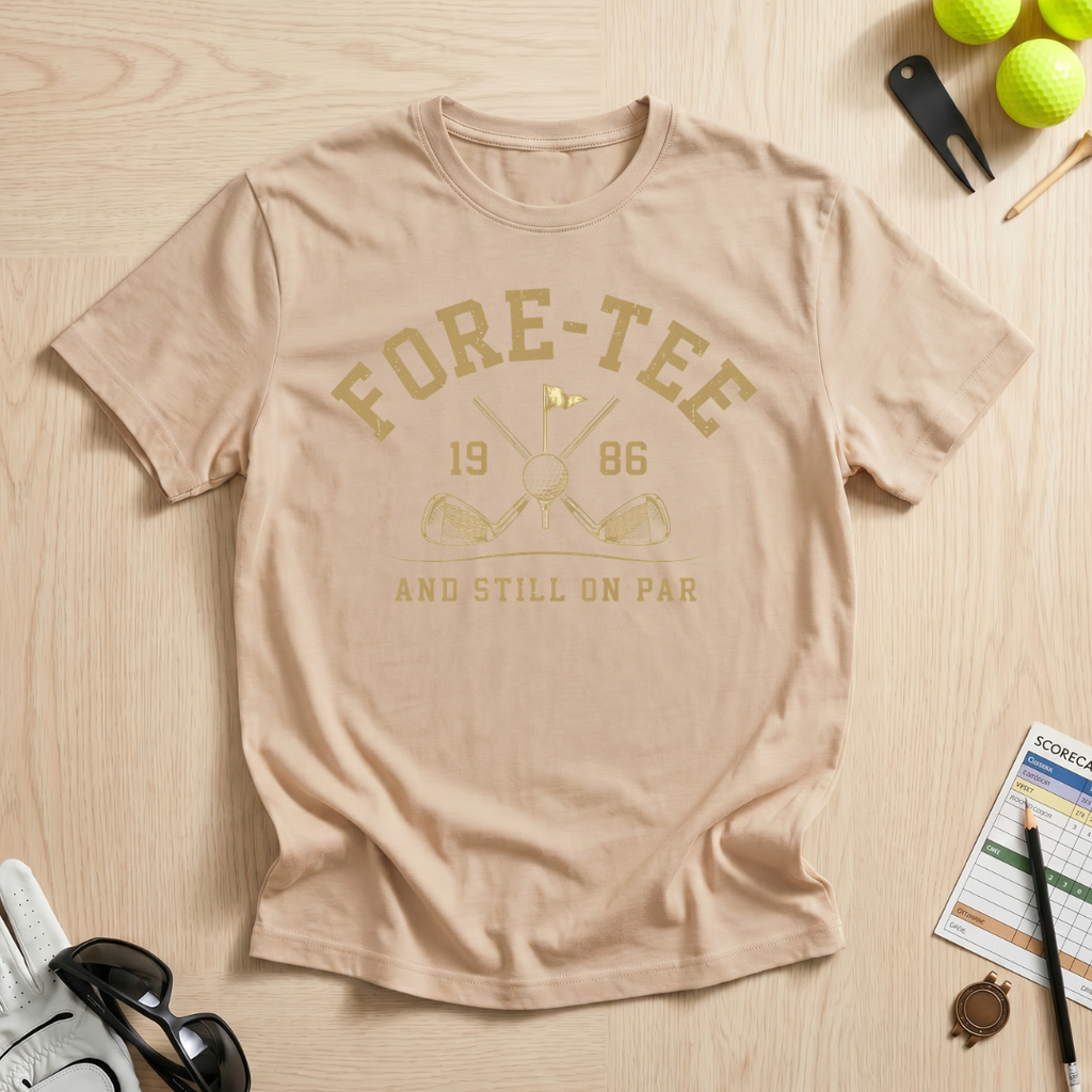 Fore-Tee 40th Birthday Golf T-Shirt
