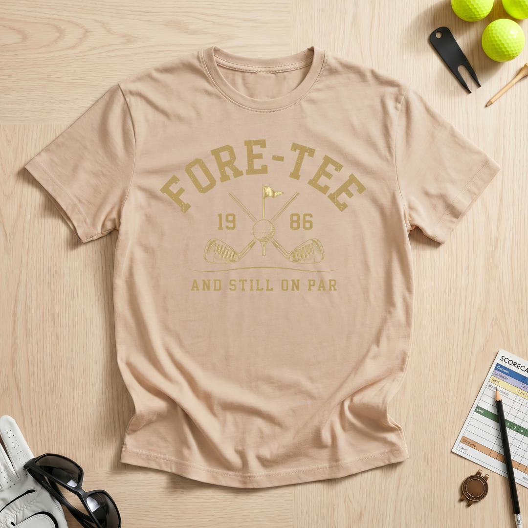 Fore-Tee 40th Birthday Golf T-Shirt