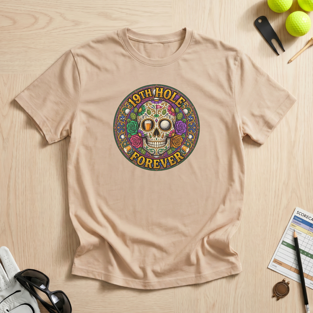 19th Hole Day of the Dead T-Shirt