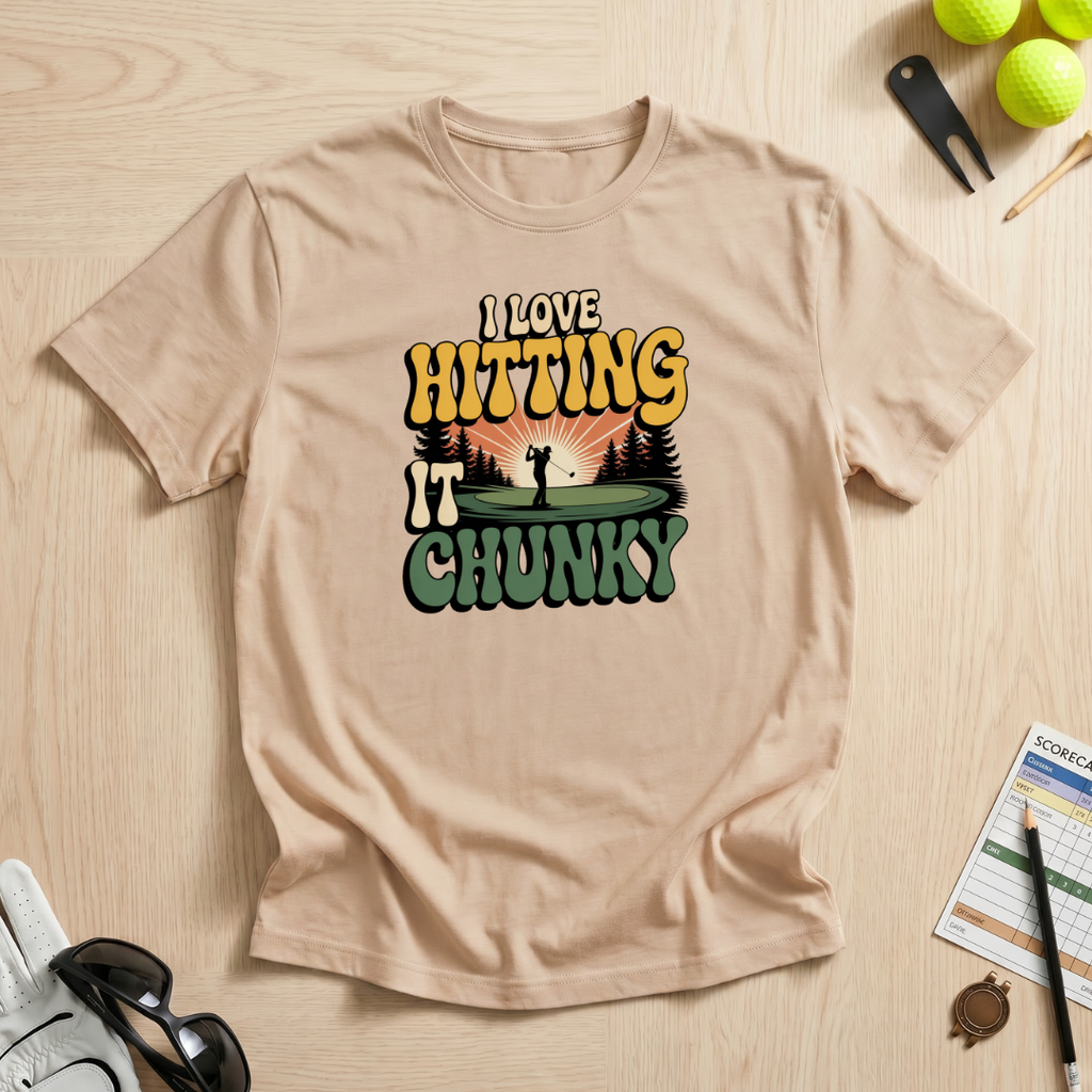 I Love Hitting It Chunky T-Shirt