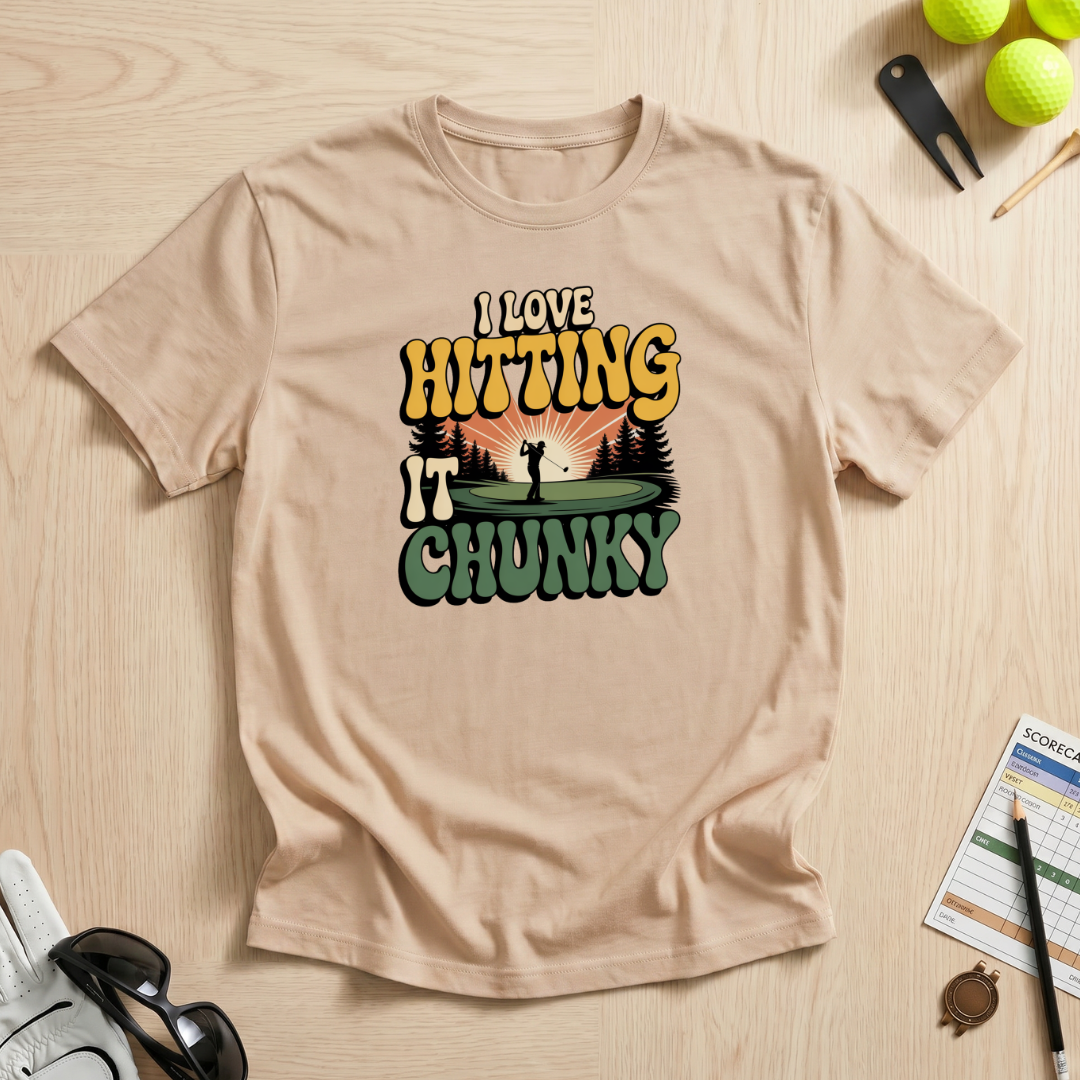 I Love Hitting It Chunky T-Shirt