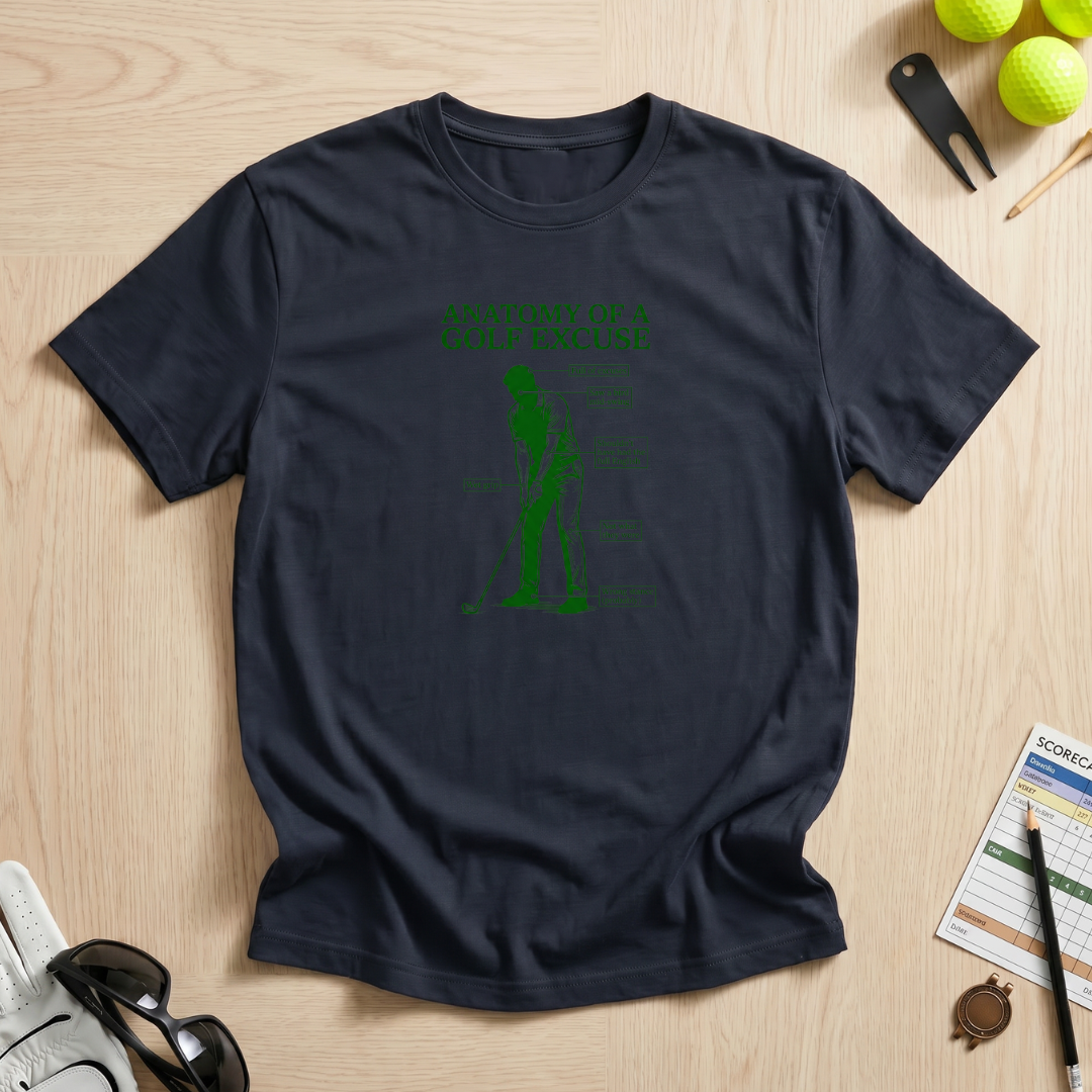 Anatomy of a Golf Excuse T-Shirt