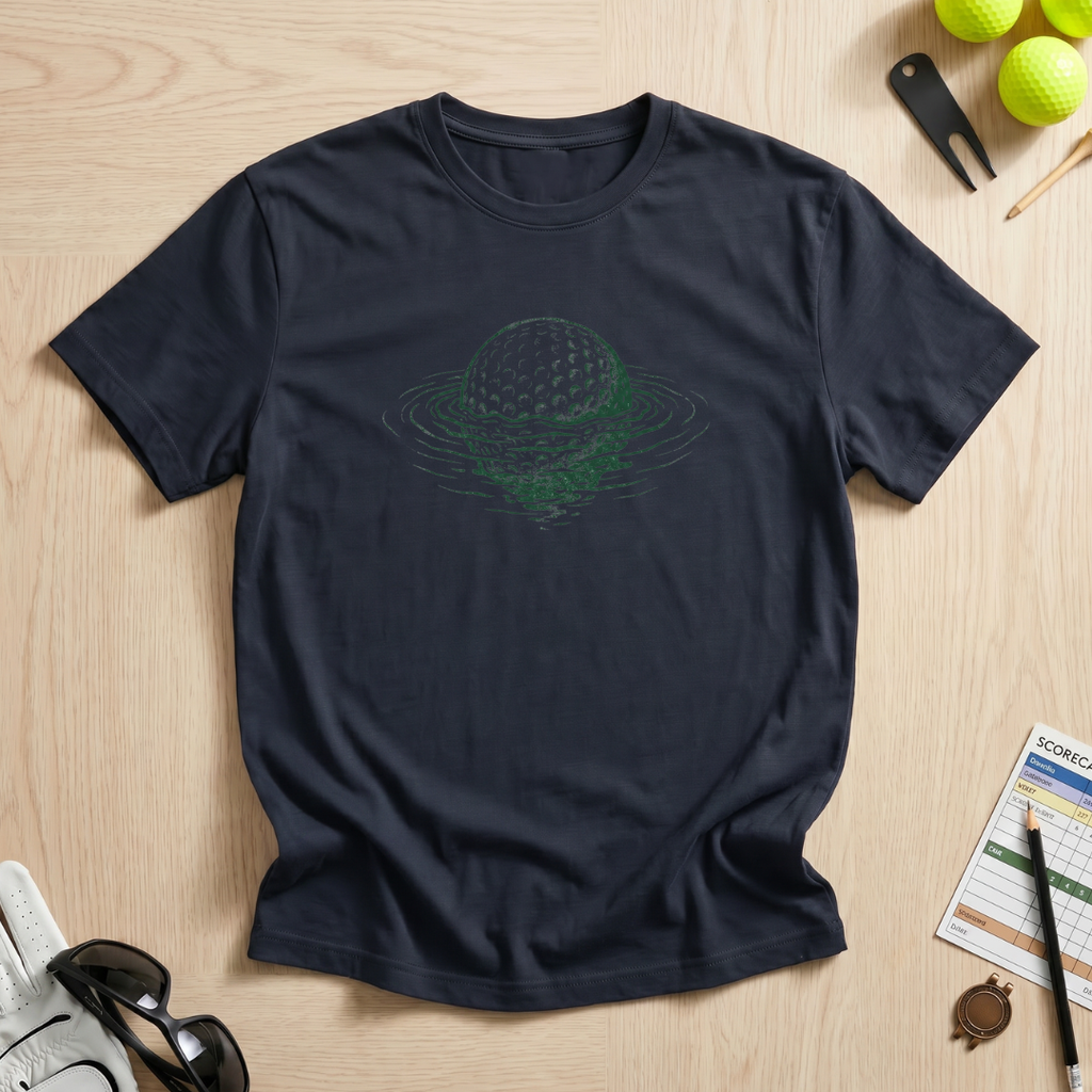 Underwater Ripple Golf Ball T-Shirt