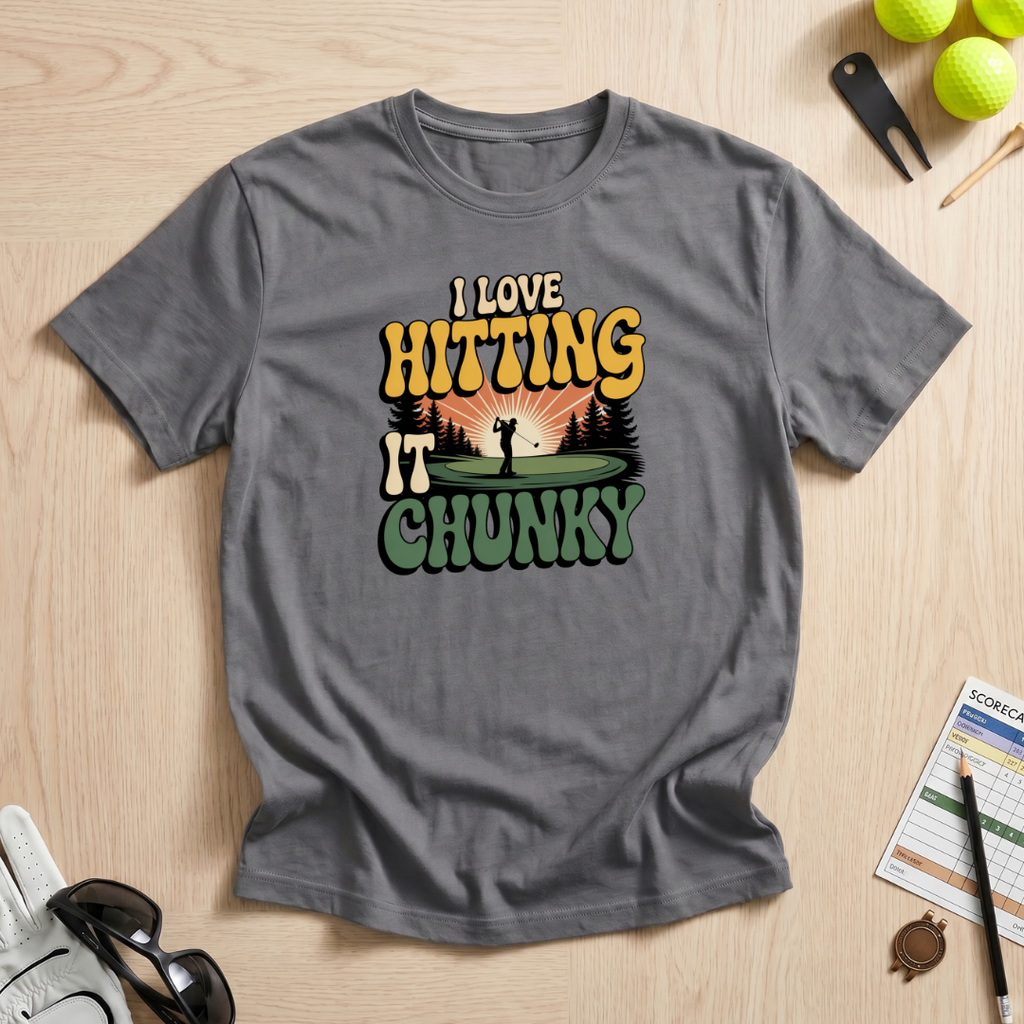 I Love Hitting It Chunky T-Shirt
