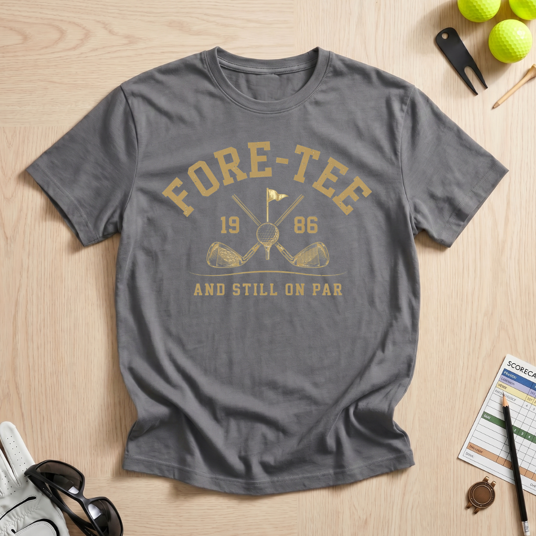 Fore-Tee 40th Birthday Golf T-Shirt