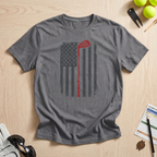 Vintage American Flag Golf T-Shirt