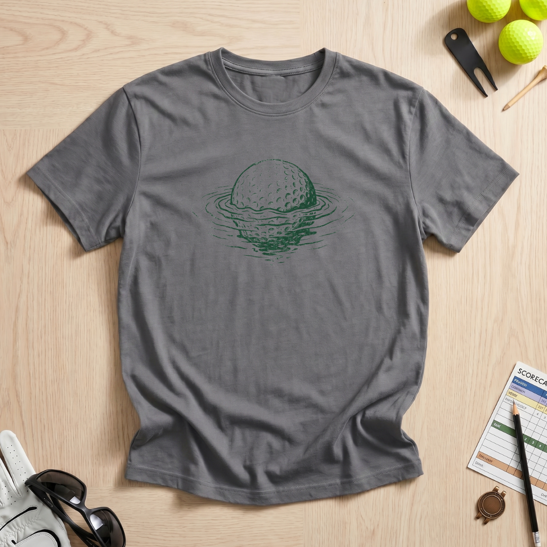 Underwater Ripple Golf Ball T-Shirt