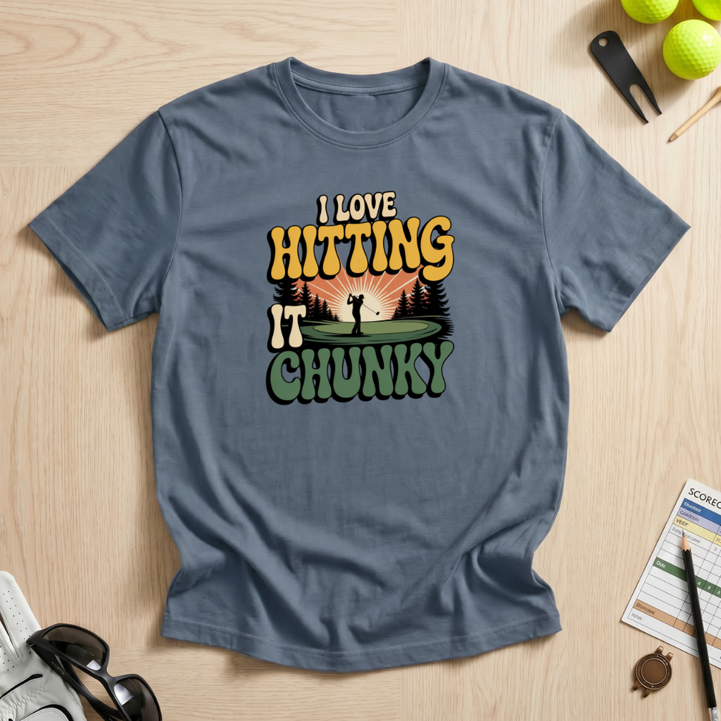 I Love Hitting It Chunky T-Shirt