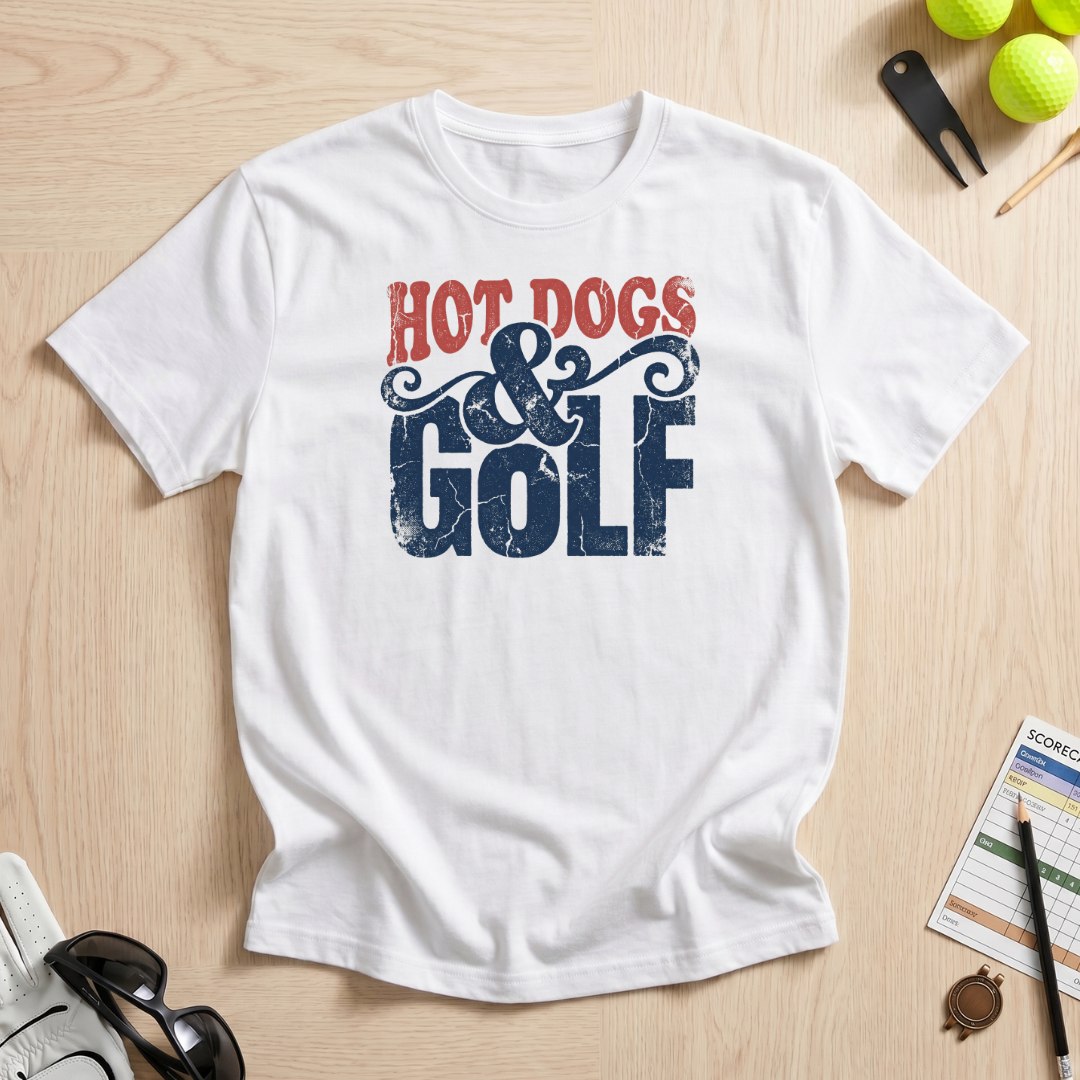 Hot Dogs & Golf T-Shirt