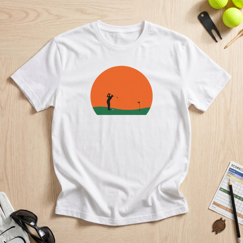 Sunset Golfer T-Shirt