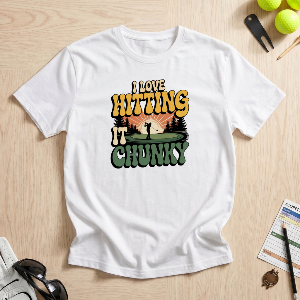 I Love Hitting It Chunky T-Shirt