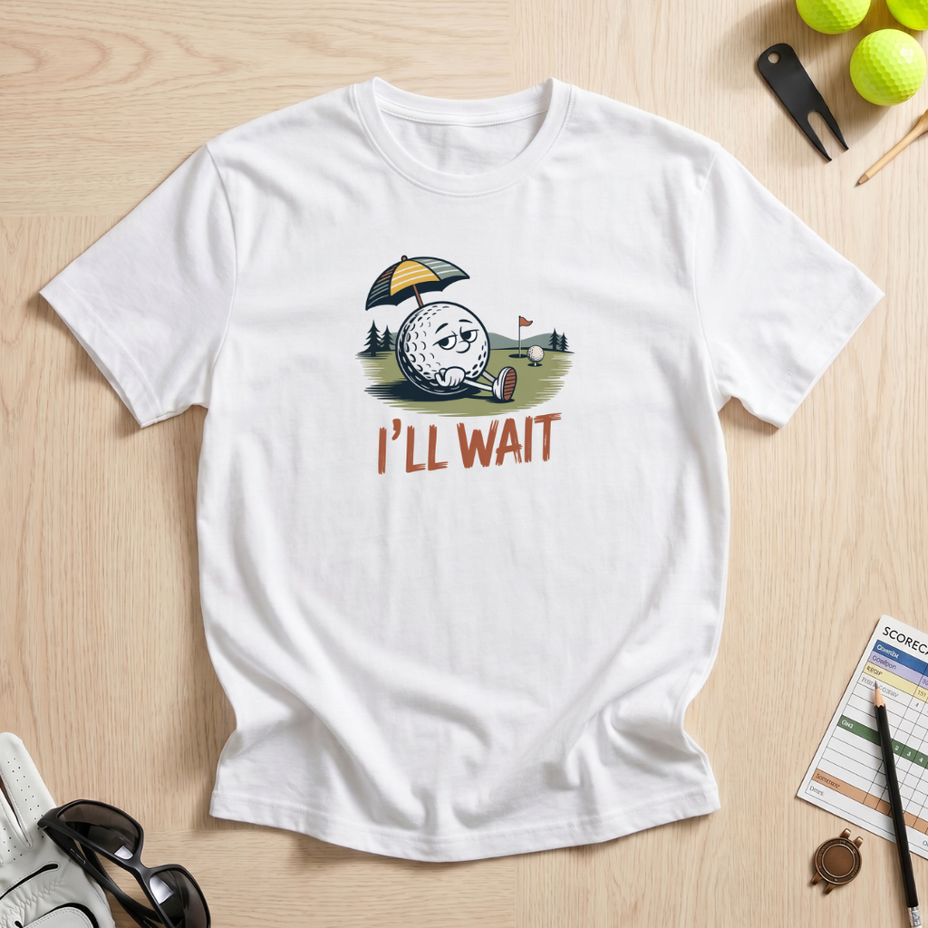 I'll Wait Golf Ball T-Shirt